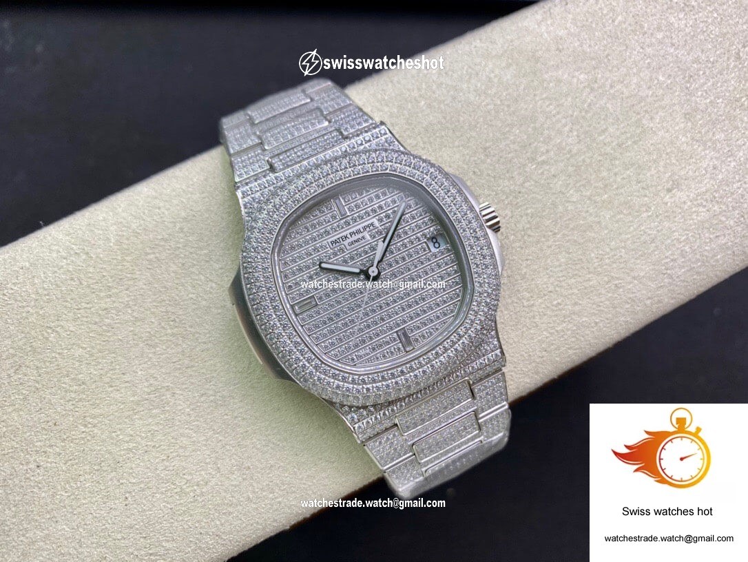 Patek Philippe Nautilus 5719/1G-001 PPF Factory Diamond Dial 5