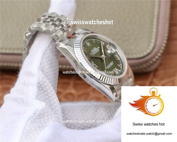 Rolex Datejust 36MM GM Factory Green Dial 5