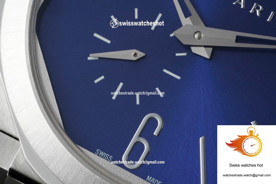 Bvlgari Octo Finissimo 103431 BV Factory Stainless Steel Blue Dial 5