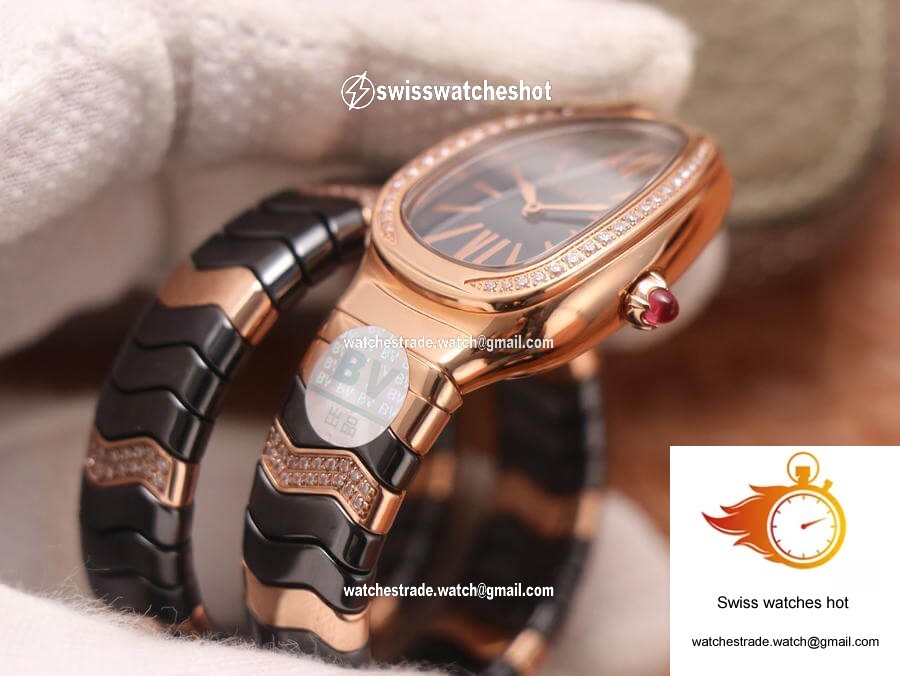 Bvlgari Serpenti BV Factory Rose Gold Diamonds 5