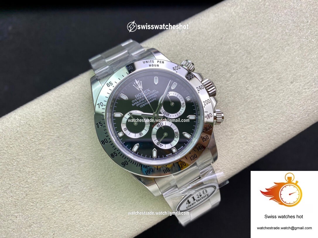 Rolex Cosmograph Daytona 116520 Clean Factory Stainless Steel Bezel 5