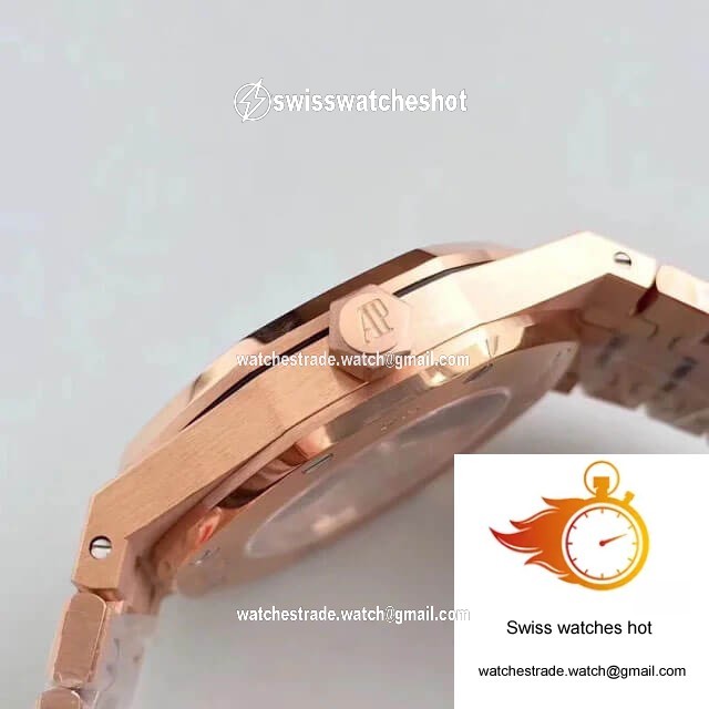 Audemars Piguet Royal Oak 15400OR.OO.1220OR.03 JF Factory Rose Gold Blue Dial 5