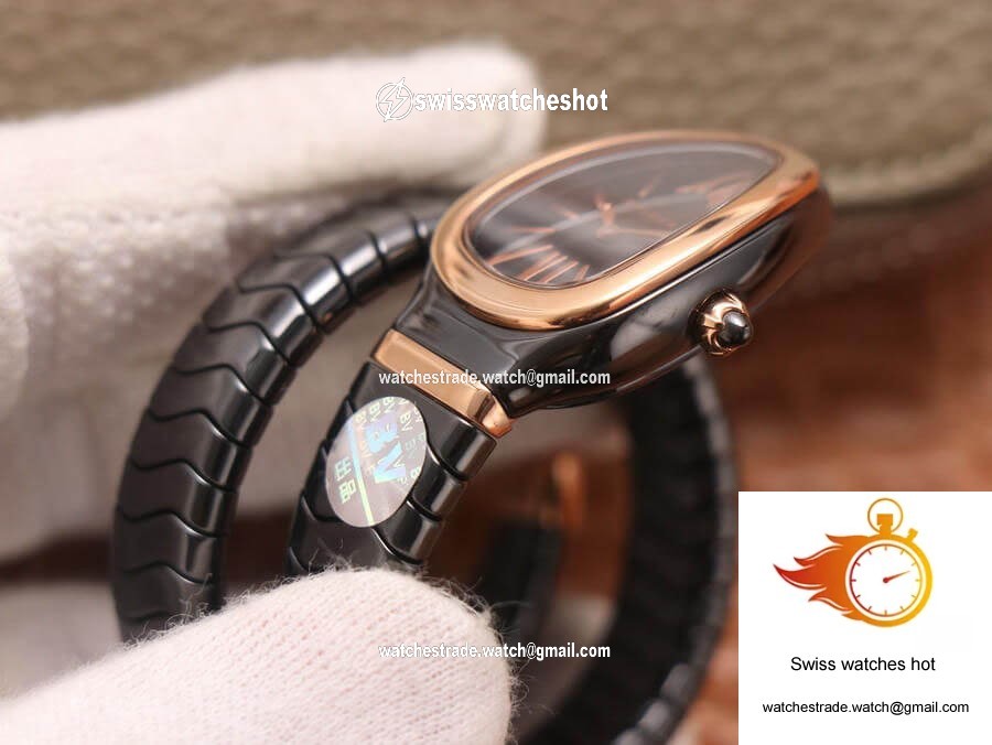 Bvlgari Serpenti 102735 BV Factory Rose Gold Black Dial 5