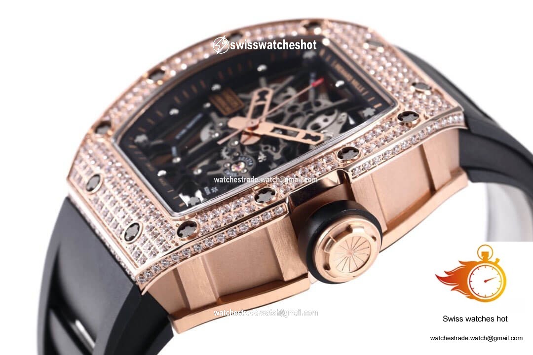 Richard Mille RM035 Americas KV Factory Diamond Skeleton Dial 5