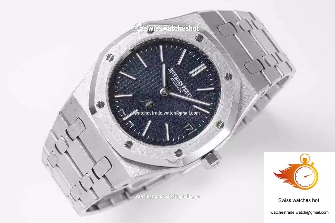 Audemars Piguet Royal Oak 15202ST.OO.1240ST.01 KZ Factory Blue Dial 5