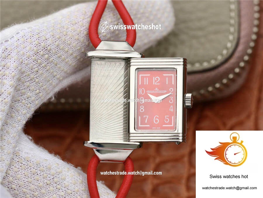 Jaeger-LeCoultre Reverso 3268560 MG Factory Stainless Steel Red Dial 5