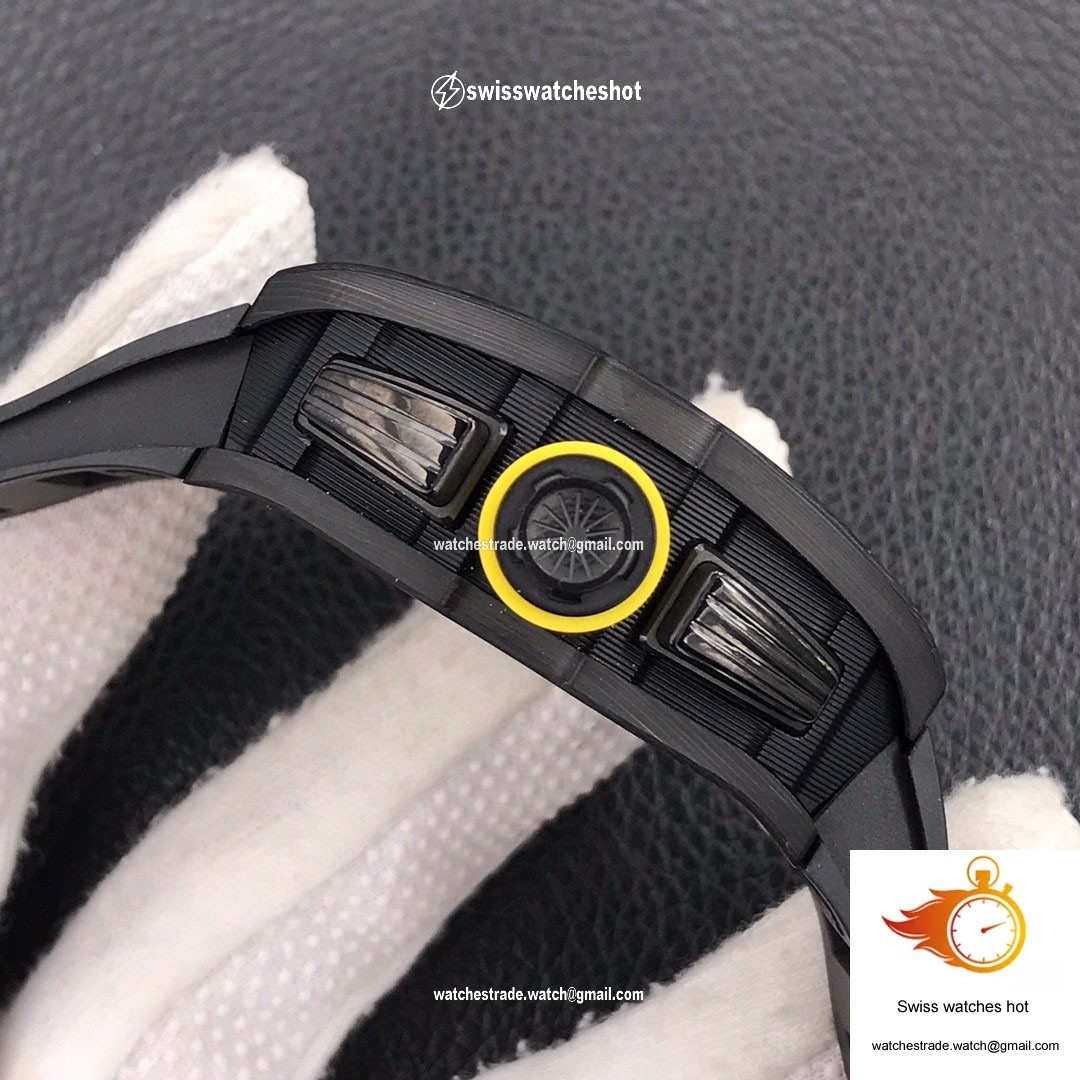 Richard Mille RM-011 KV Factory Forged Carbon Black Strap 5