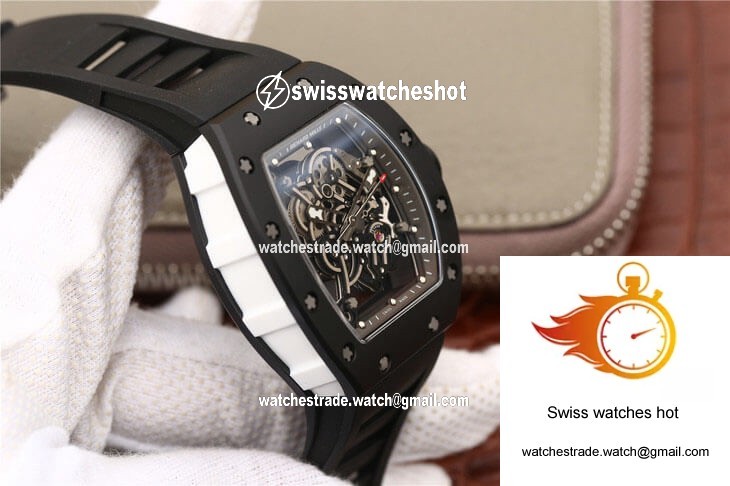 Richard Mille RM055 KV Factory Ceramics Black Strap 5