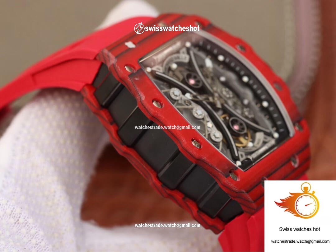 Richard Mille RM53-01 KV Factory TPT Carbon Fiber Skeleton Dial 5