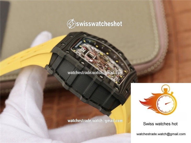 Richard Mille RM11-03 KV Factory Carbon Fiber Case 5