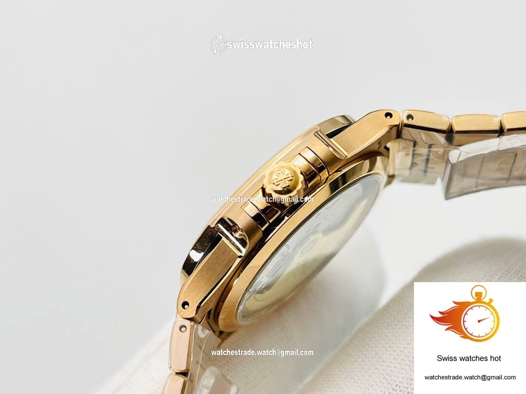 Patek Philippe Nautilus Ladies 7118/1200R-010 3K Factory Gold Dial 5