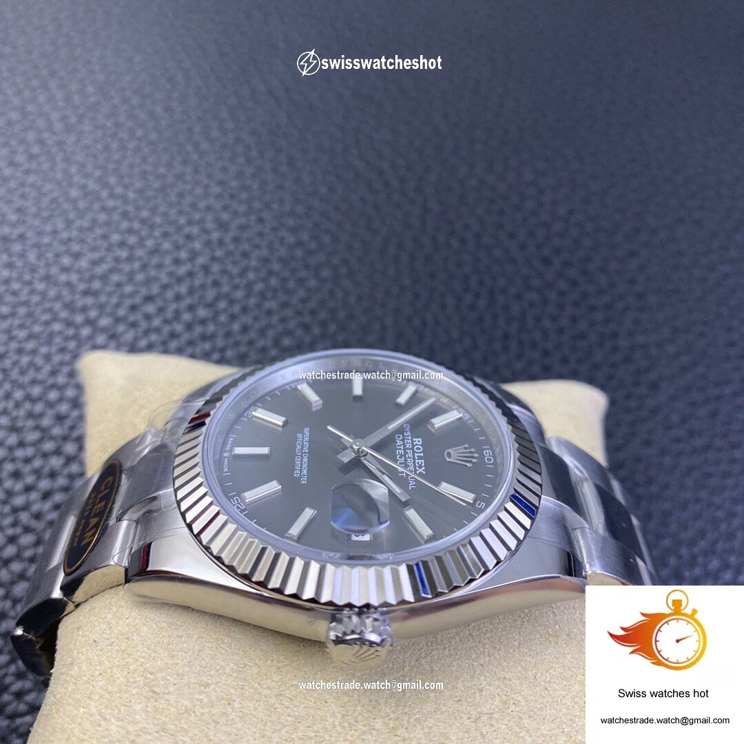 Rolex Datejust M126334-0013 Clean Factory Grey Dial 5