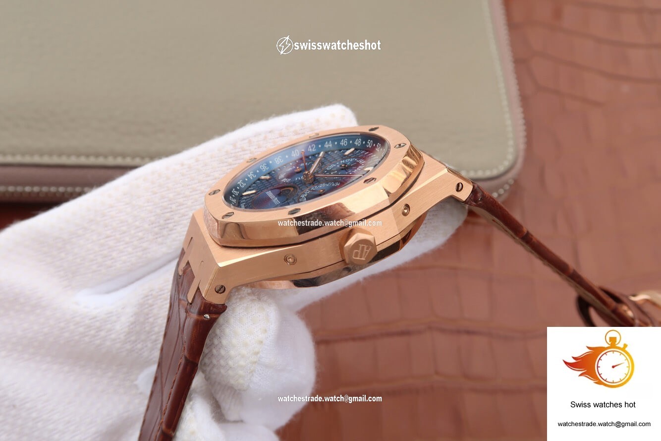 Audemars Piguet Royal Oak Perpetual Calendar 26574 JF Factory Blue Dial 5