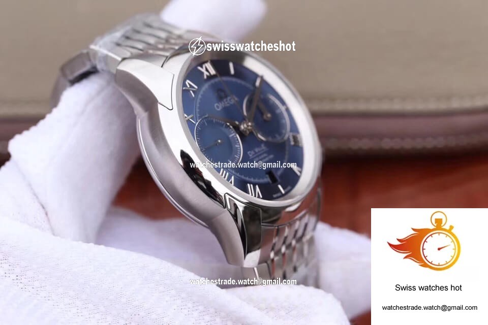 Omega De Ville 431.10.42.51.03.001 OM Factory Blue Dial 5