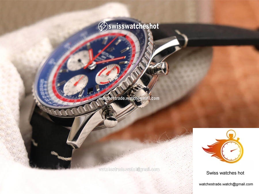 Breitling Navitimer 1 B01 Chronograph 43 Pan Am Edition AB01212B1C1A1 V9 Factory Blue Dial 5