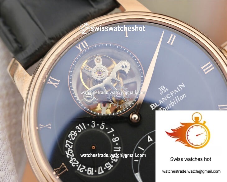 Blancpain Villeret 6025-3642-55B JB Factory Black Dial 5