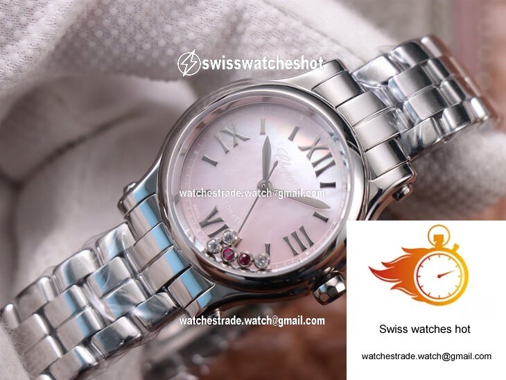 Chopard Happy Sport 278573 YF Factory Pink Dial 5