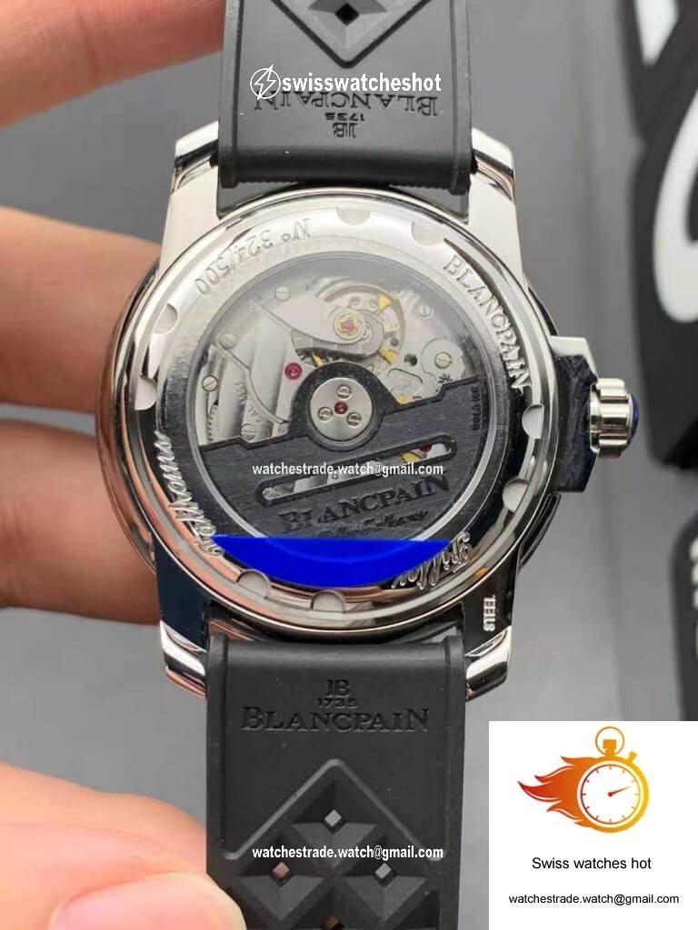Blancpain Fifty Fathoms Barakuda 5008B 1130 B52A ZF Factory Black Dial 5