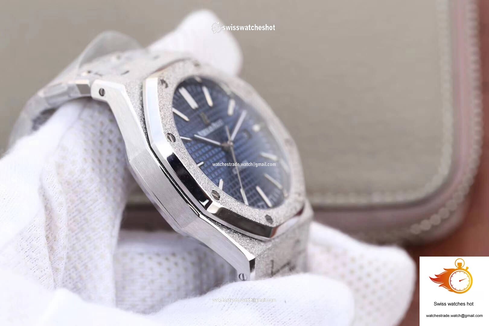 Audemars Piguet Royal Oak 15454BC.GG.1259BC.01 JH Factory Blue Dial 5