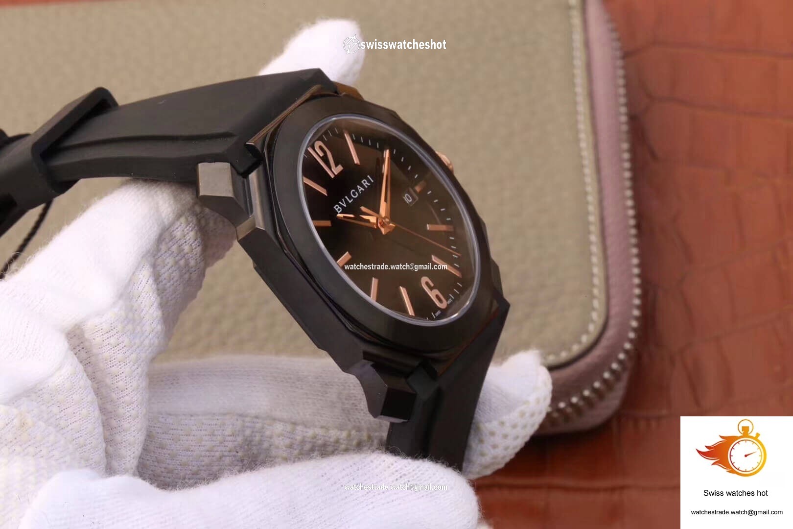 Bvlgari Octo 102581 BGO41BBSVD Black Dial 5