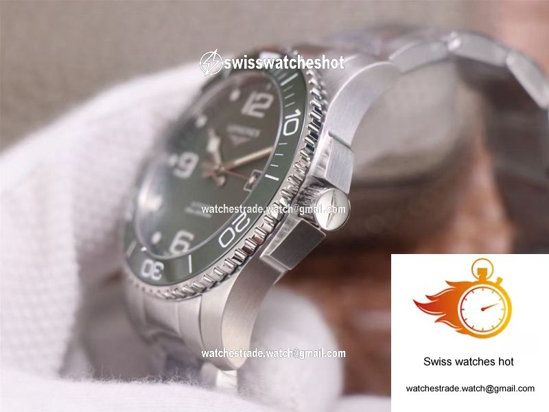Longines Hydroconquest L3.781.4.06.6 ZF Factory Green Dial 5