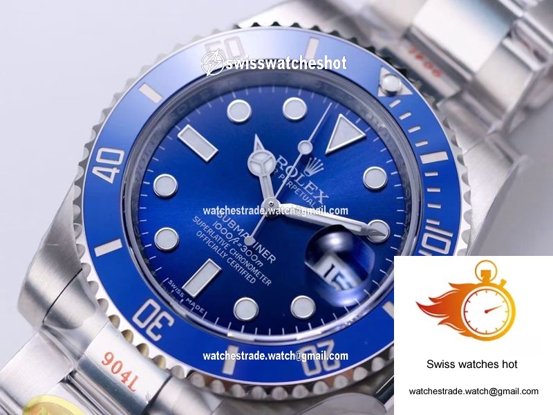 Rolex Submariner 116619LB-97209 Noob Factory V10 Blue Dial 5