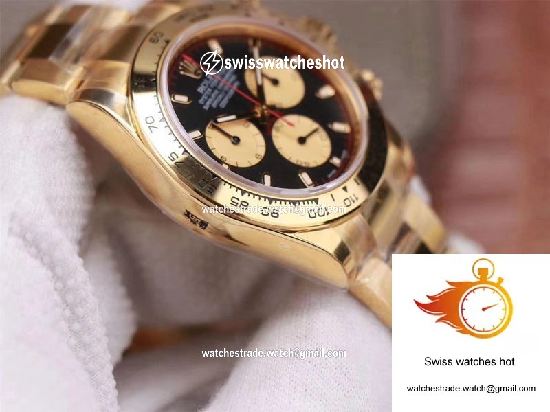 Rolex Daytona M116508-0009 Noob Factory Black Dial 4130 Movement 5