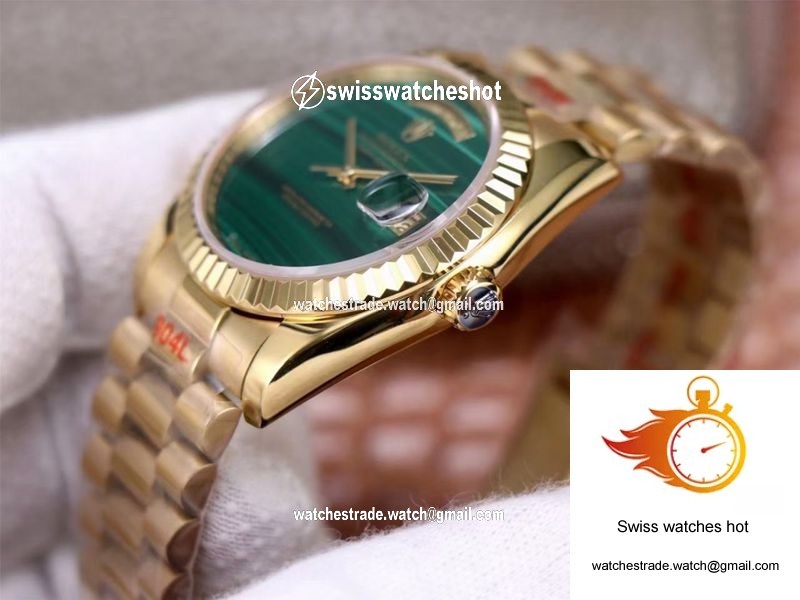 Rolex Day Date President 18238 Malachite Green Dial 5