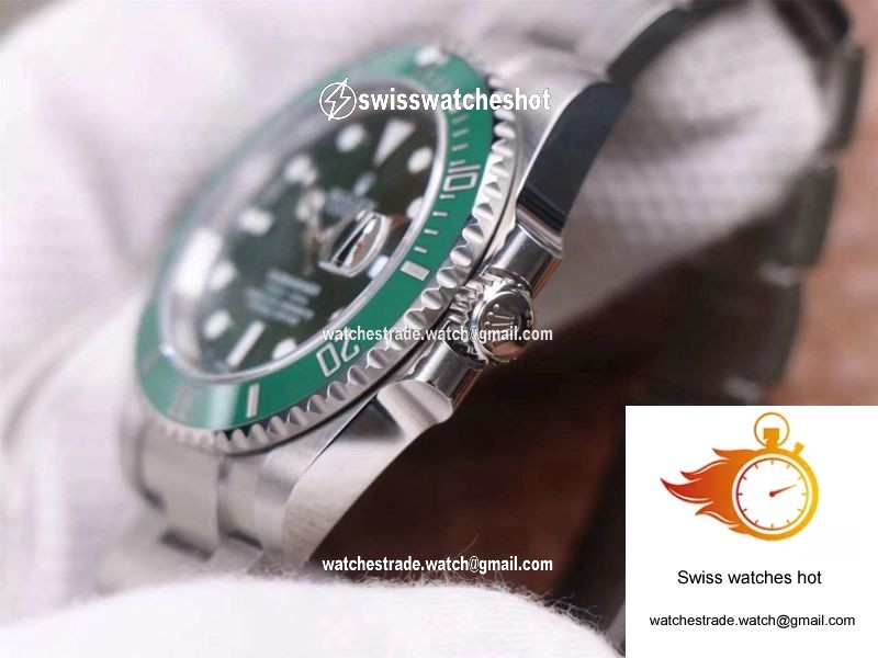 Rolex Submariner 116610LV-97200 Noob Factory V11 Green Dial 5