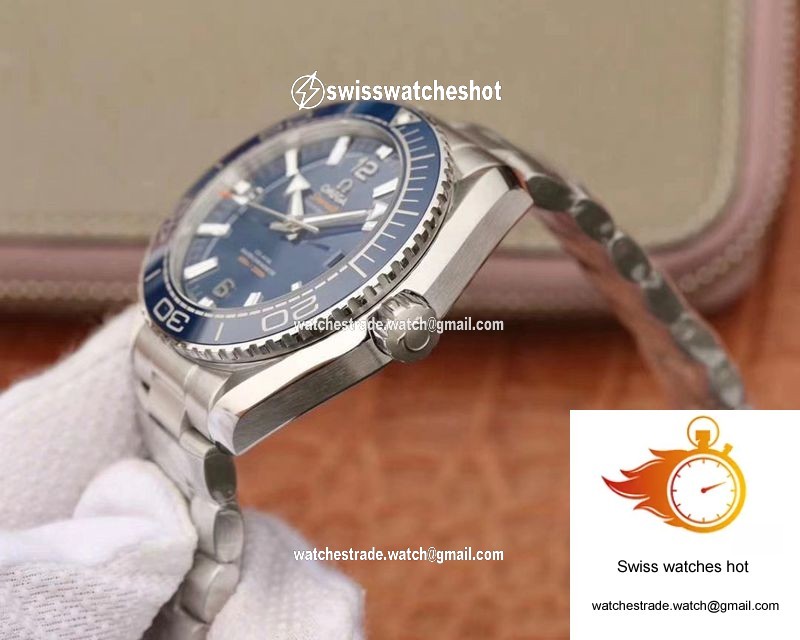 Omega Seamaster 215.30.44.21.03.001 Planet Ocean 600M VS Factory Blue Ceramic Dial 5