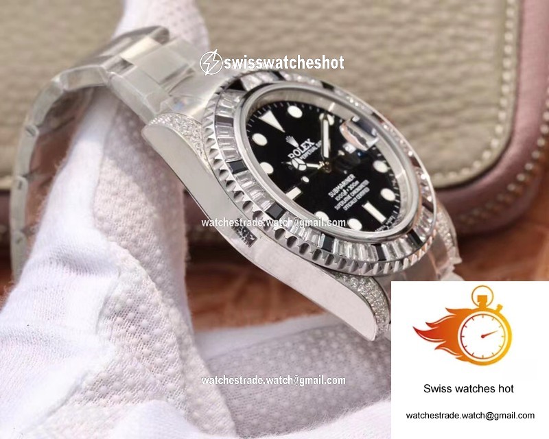 Rolex Submariner Date 116610LN Diamond Customized Edition GS Factory Black Dial 5