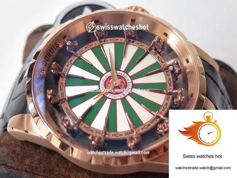 Roger Dubuis Excalibur RDDBEX0398 Knights of the Round Table II ZF Factory Rose Gold 5