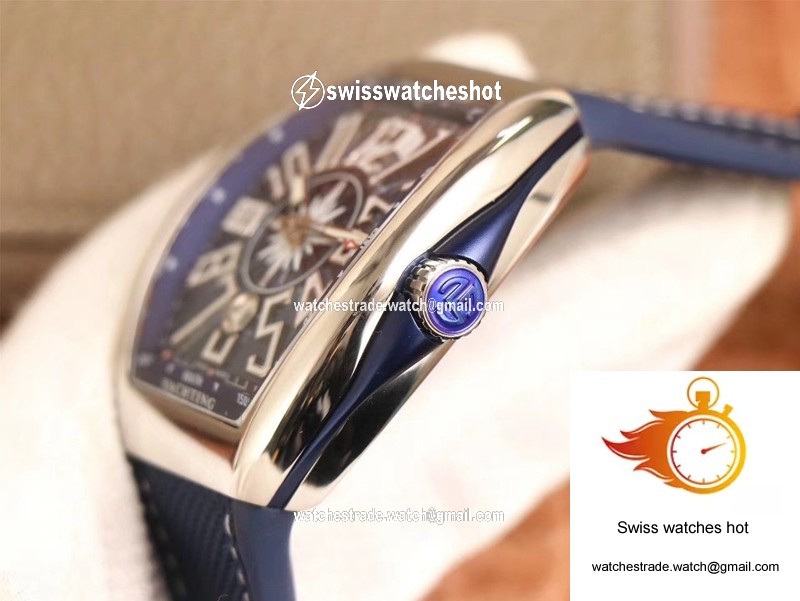Franck Muller MEN'S Collection V45 SC DT AC BL Yachting ZF Factory Blue Dial 5
