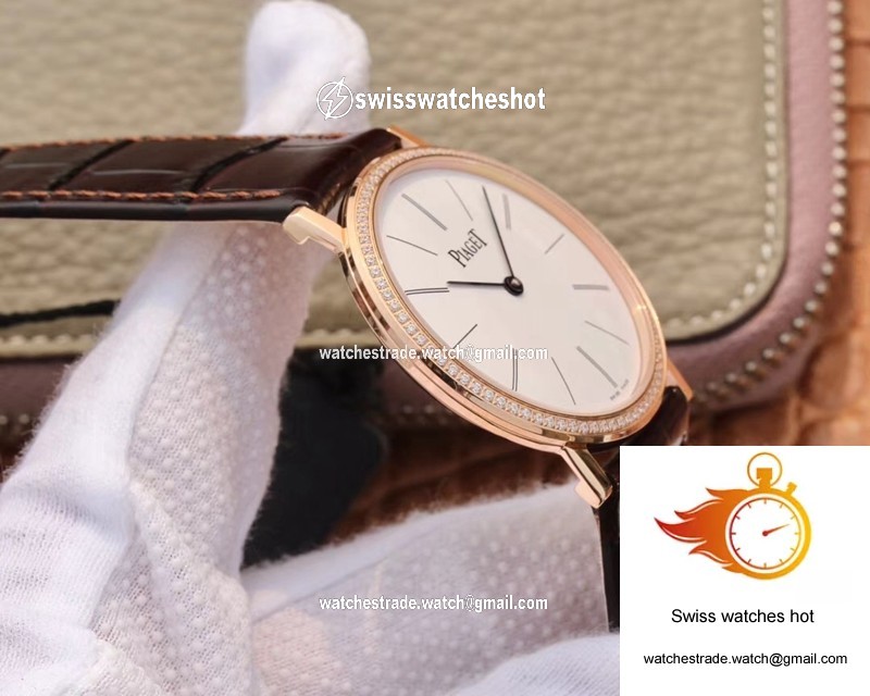 Piaget Altiplano Mecanique P10584 G0A36125 MKS Factory Rose Gold Diamond Bezel 5