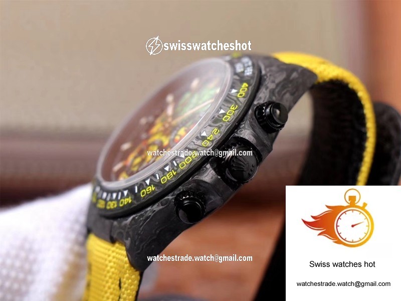 Rolex Daytona Cosmos Chronograph Carbon Fiber Edition Color Skull Dial 5