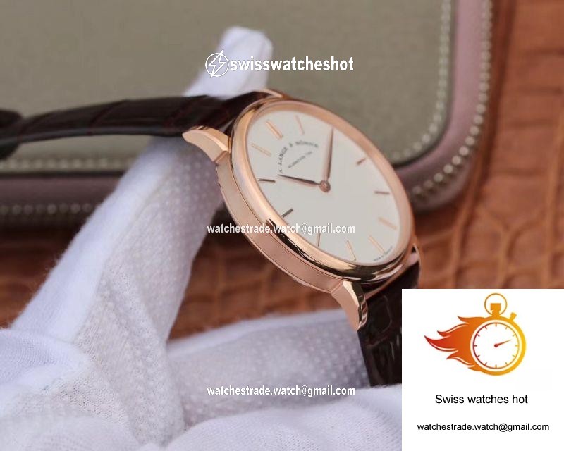 A. Lange & Sohne Saxonia Thin Pink Gold 201.033 SV Factory 5