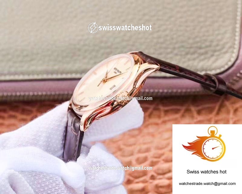 ZF Factory Patek Philippe Calatrava Rose Gold 5227R-001 Flip Back Version 5