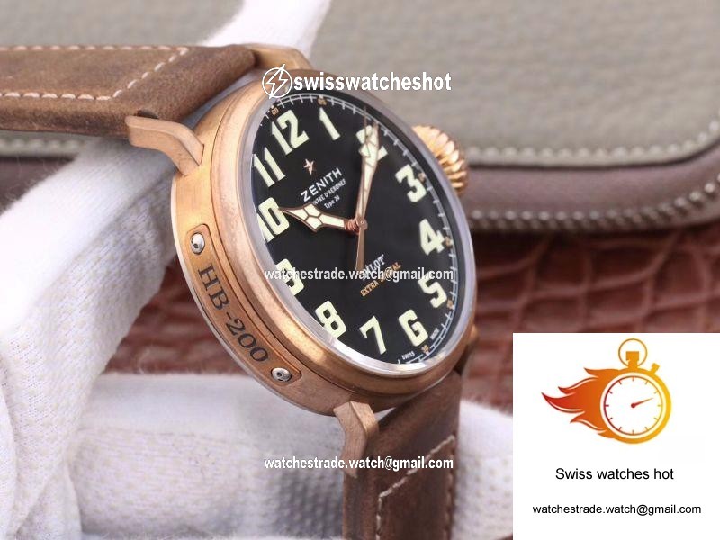 Zenith Pilot Type 20 Extra Special Bronze 29.2430.679.21.C753 XF Factory Black Dial 5