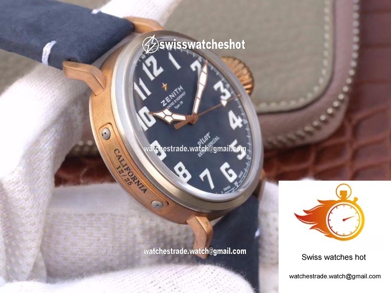 Zenith Pilot Type 20 Extra Special 29.2430.679.21.C753 XF Factory Blue Dial 5