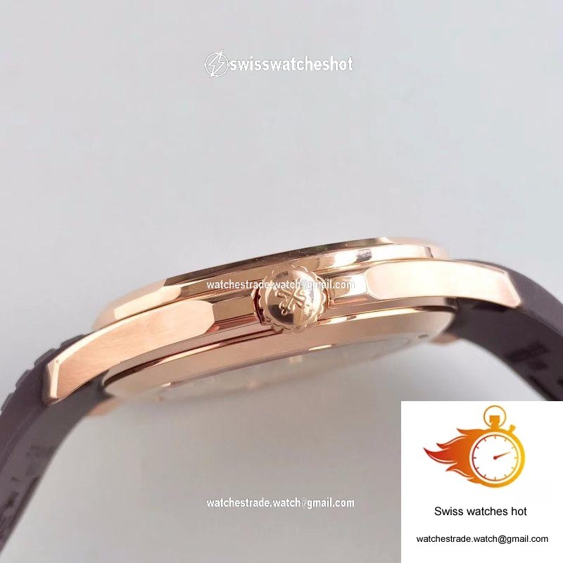 Patek Philippe Aquanaut Jumbo 5167R-001 PF Factory Chocolate Dial 5