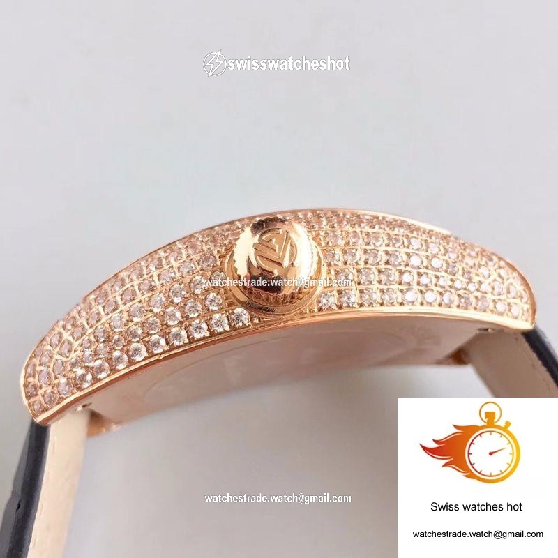 Franck Muller 8880 SC DT Rose Gold Diamonds Dial 5