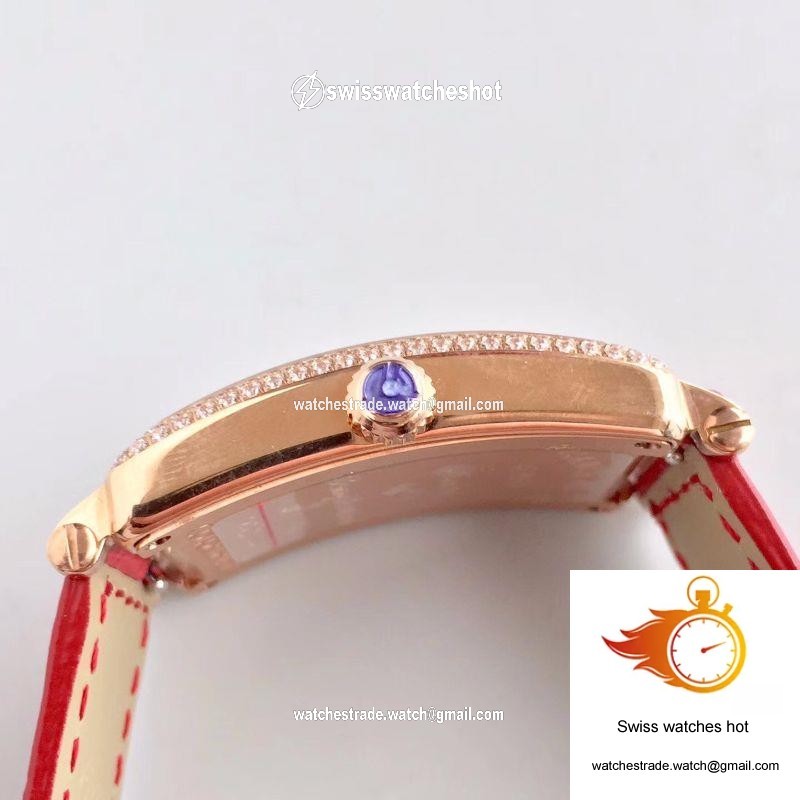 Franck Muller Ladies Long Island 1952 952 QZ D CD GF Factory Silver Dial 5