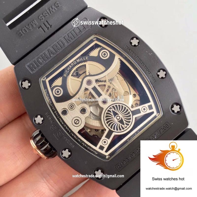 Richard Mille RM023 Rose Gold Eagle Skeleton Dial 5
