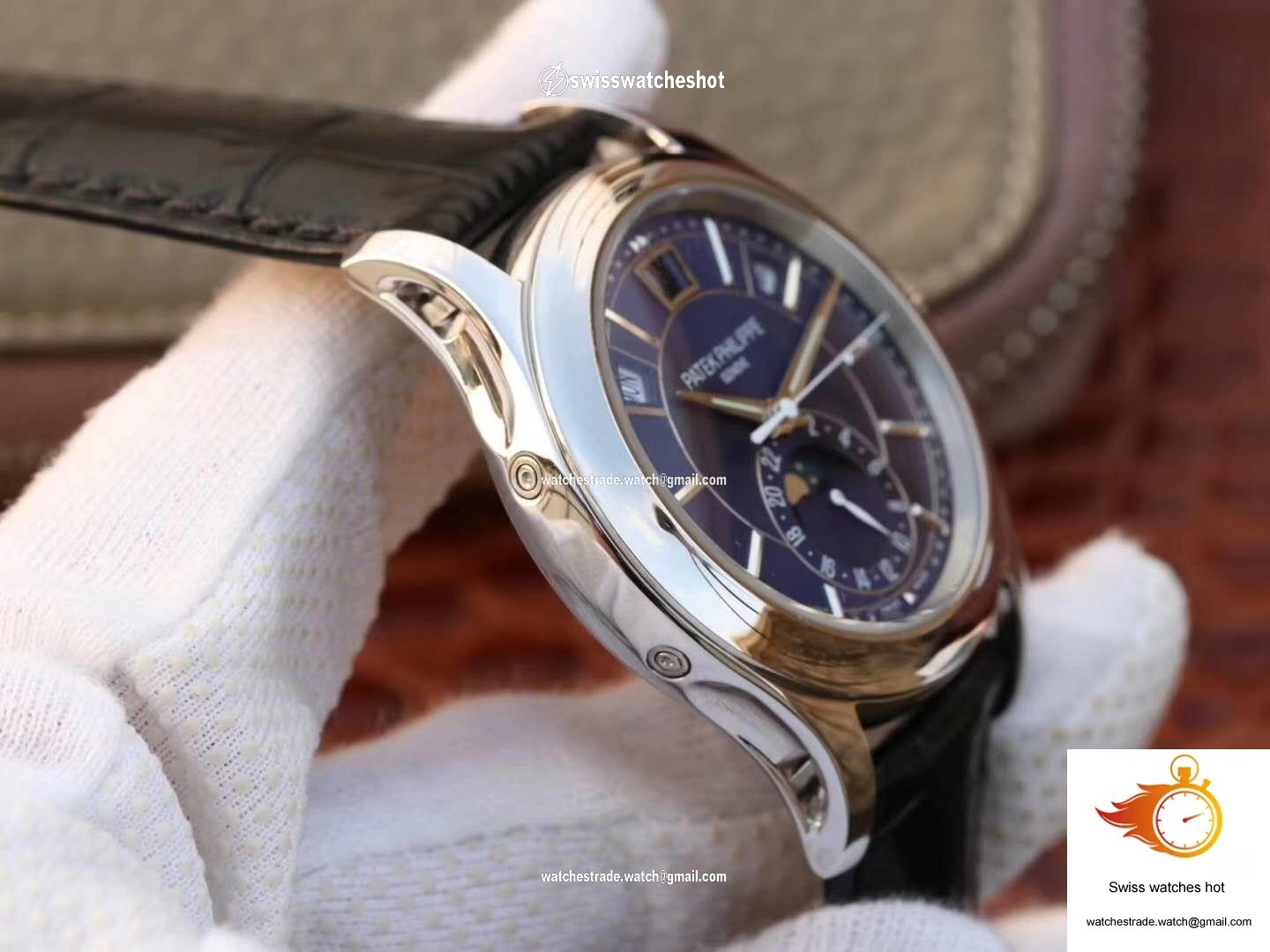 Patek Philippe Annual Calendar 5205G-013 Blue Dial 5