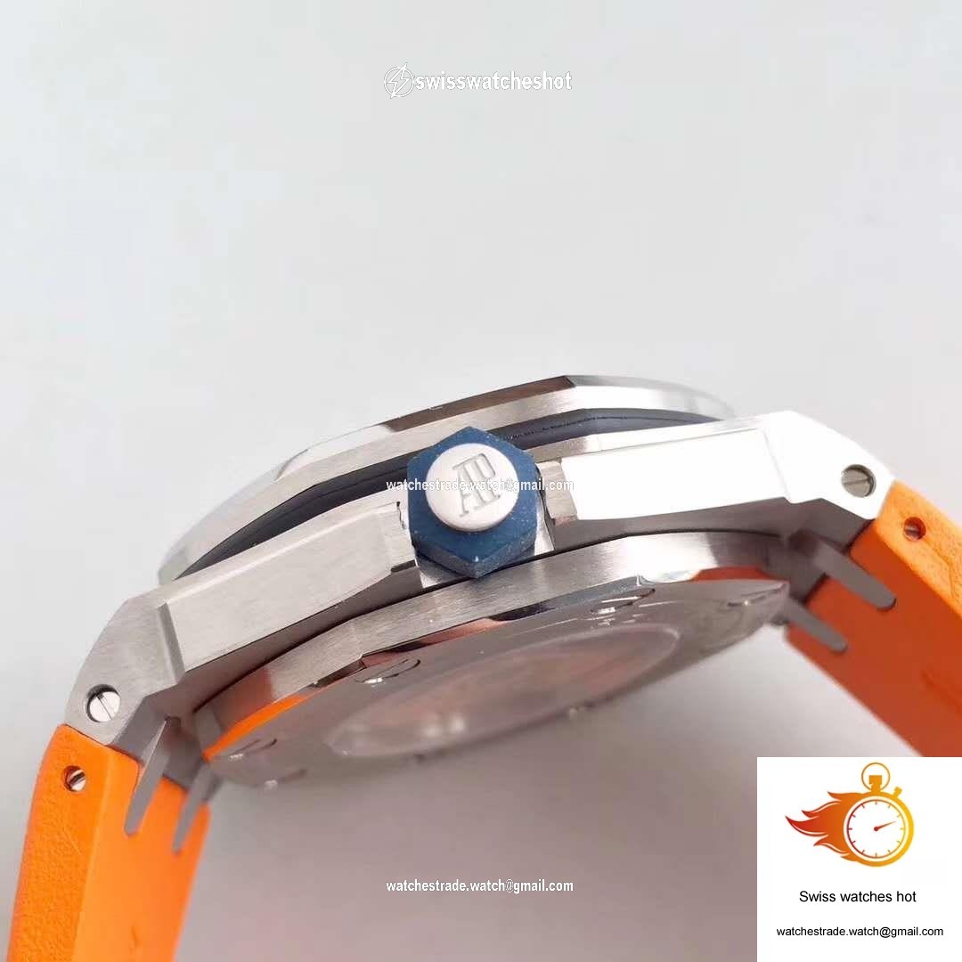 Audemars Piguet Royal Oak Offshore Diver 15710ST.OO.A070CA.01 JF Factory V3 Orange Dial 5