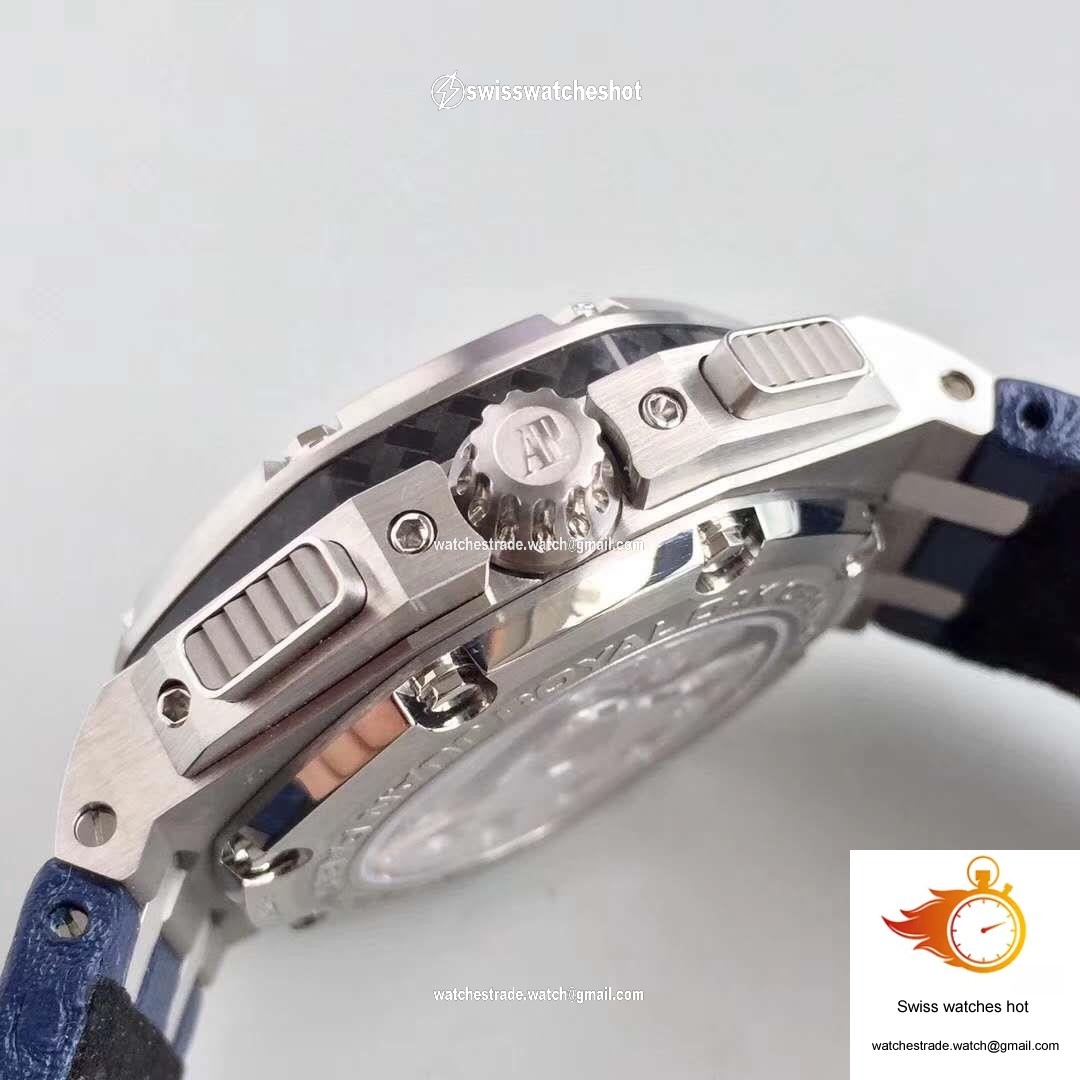 Audemars Piguet Royal Oak Offshore Juan Pablo Montoya 26030PO.OO.D001IN.01 JF Factory V2 Blue Dial 5