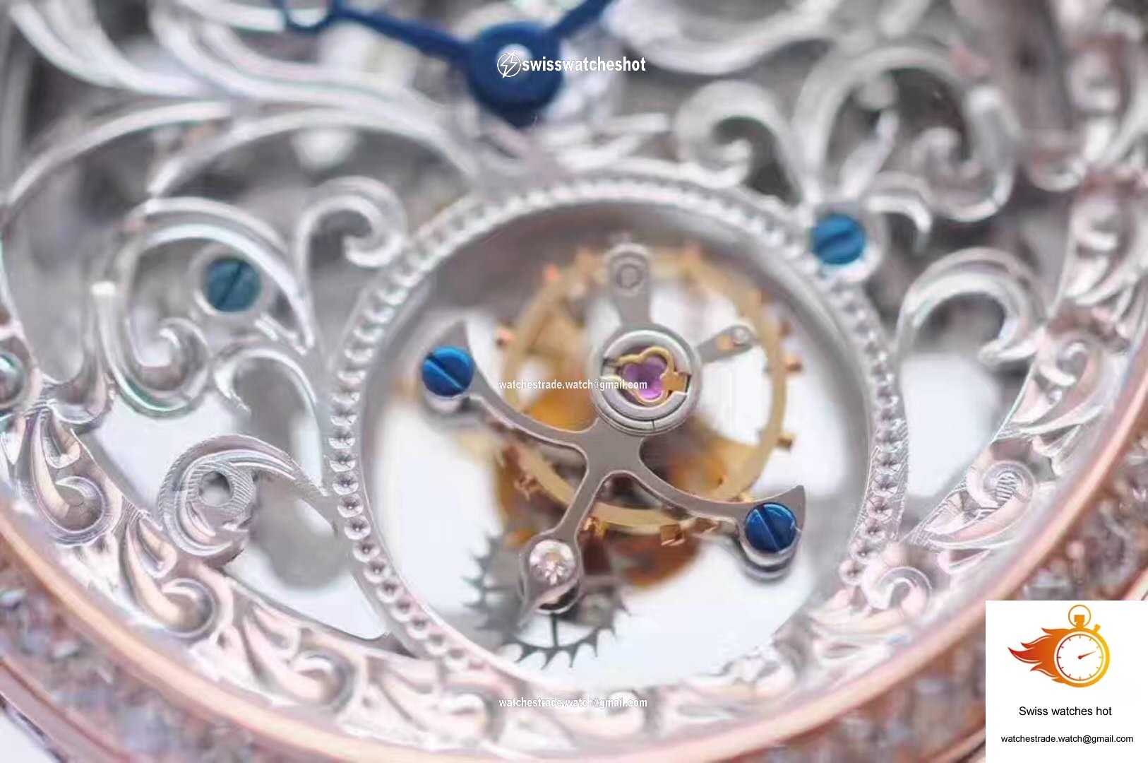 Piaget Tourbillon V6 Factory Carved Skeleton Dial 5