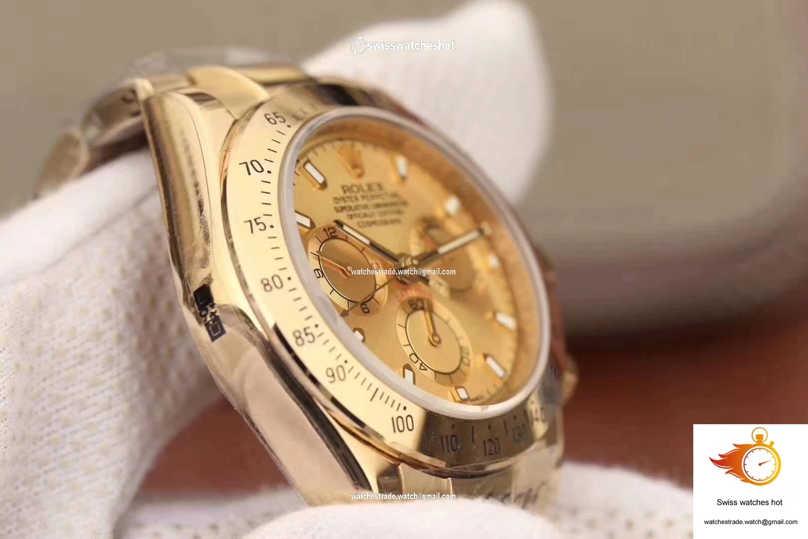 Rolex Daytona Cosmograph 116503 JH Factory Gold Dial 5