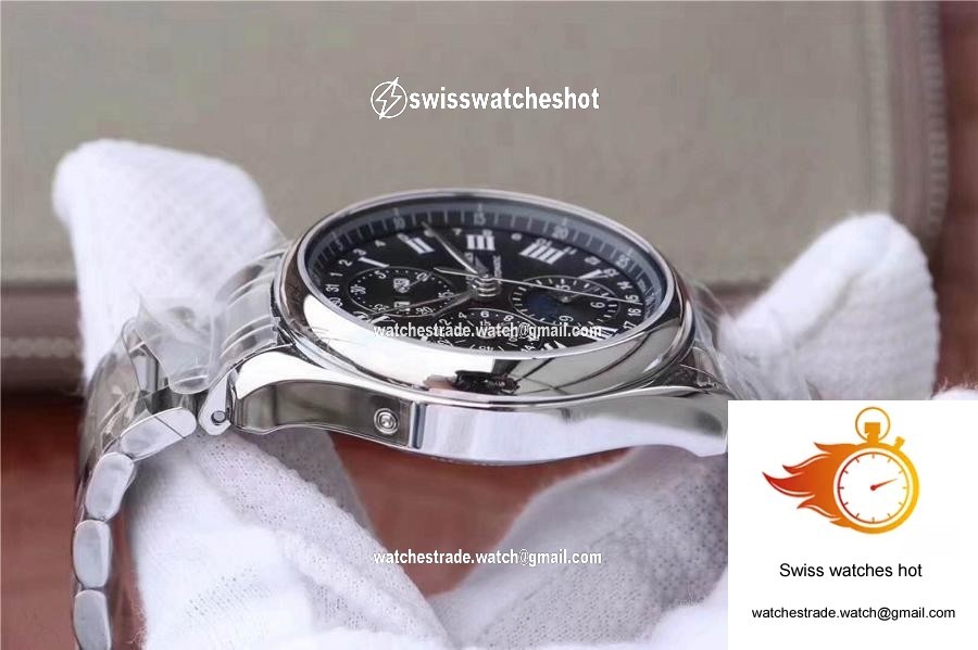 Longines Conquest Classic Chronograph Moonphase Black Dial 5