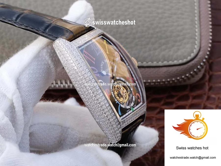 Franck Muller Crazy Color Dreams Tourbillon 8880 Black Dial 5